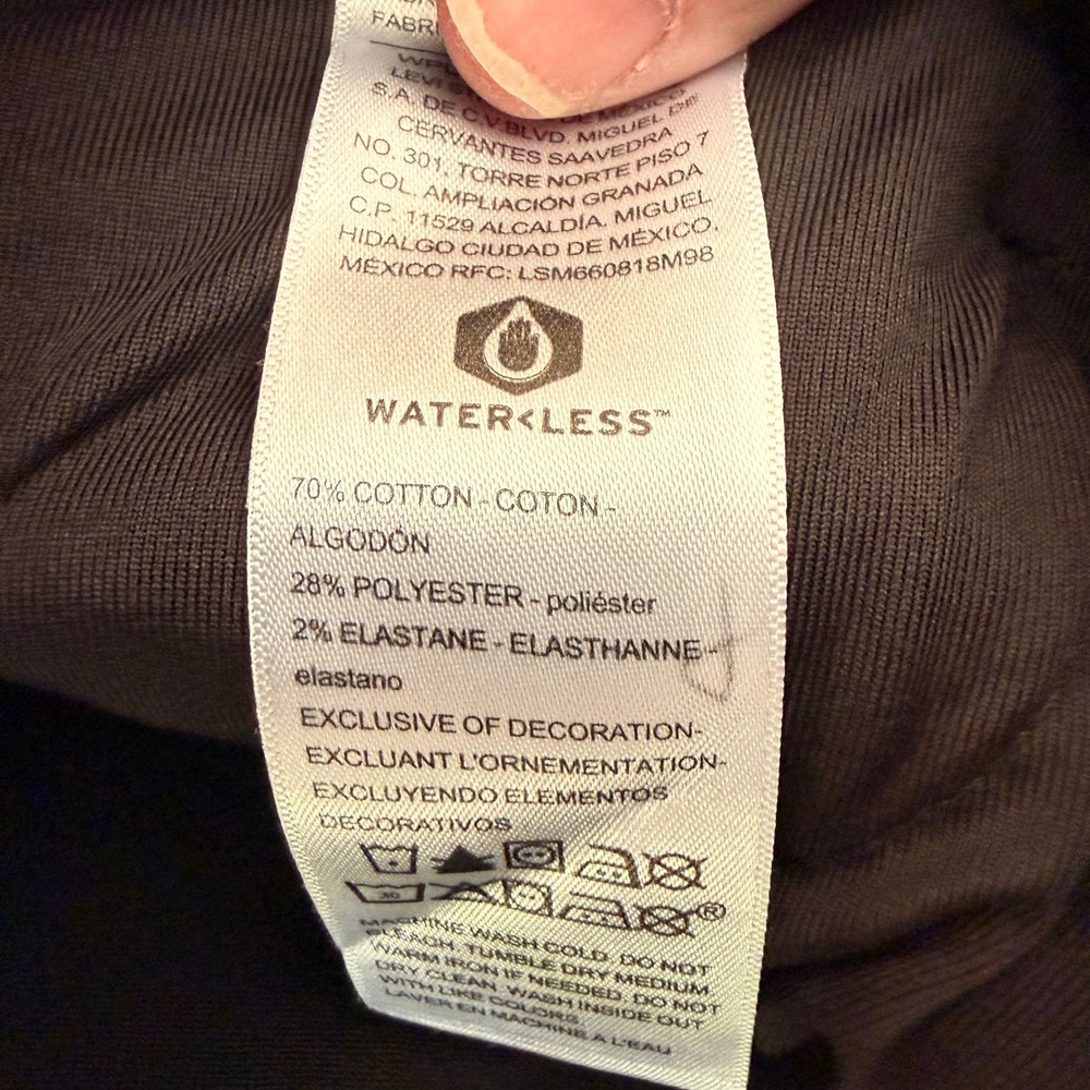 Denizen From Levi's Women's Black Ultra High Rise Super Skinny Pants Size 16 NWT - Picture 5 of 6